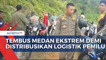 KPU Palopo Harus Tembus Medan Ekstrem Demi Distribusikan Logistik Pemilu di TPS Kampung Tandung