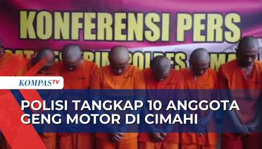 Polisi Tangkap 10 Anggota Geng Motor yang Serang Permukiman Warga di Cimahi