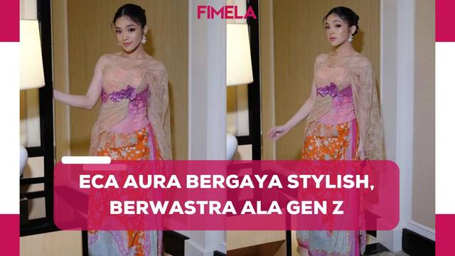 Potret Gaya Unik Eca Aura Berwastra ala Gen Z, Cara yang Lebih Stylish untuk Pakai Batik