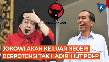 HUT PDI-P, Jokowi Dikabarkan Akan Pergi ke Luar Negeri
