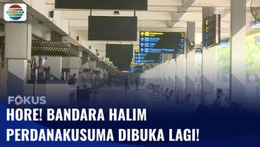 Bandara Halim Perdanakusuma Dibuka untuk Komersil, Baru Satu Maskapai yang Beroperasi | Fokus