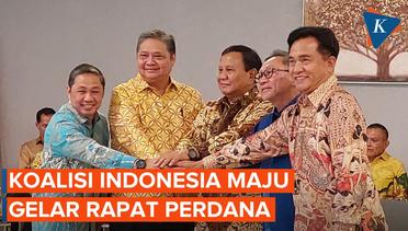 Begini Suasana Rapat Perdana Koalisi Indonesia Maju