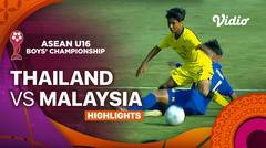 Thailand vs Malaysia - Highlights | ASEAN U16 Boys Championships 2024