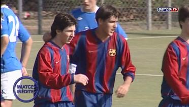 Kehebatan Lionel Messi di Barcelona U-16