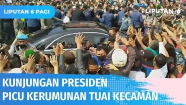 Ribuan Warga Sambut Kedatangan Jokowi Picu Kerumunan, Dinkes Toba: Wajar.. | Liputan 6