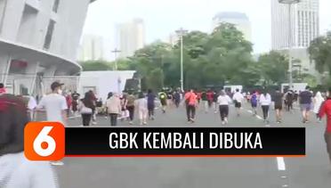 PSBB Jakarta Dilonggarkan, GBK Ramai oleh Warga yang Ingin Olahraga