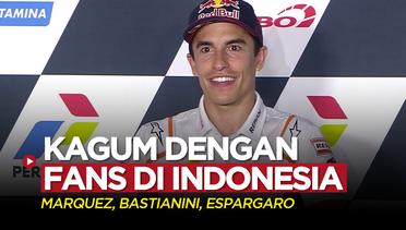 Kekaguman Marc Marquez, Enea Bastianini, dan Pol Espargaro dengan Fans MotoGP di Indonesia