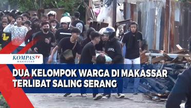 Dua Kelompok Warga di Makassar Terlibat Saling Serang
