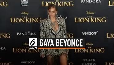 Gaya Beyonce di Pemutaran Perdana Film Lion King