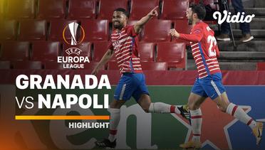 Highlight - Granada vs Napoli I UEFA Europa League 2020/2021