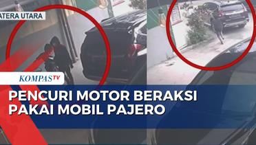 Beraksi Pakai Mobil Pajero, Pencuri Motor Ditangkap Polisi!