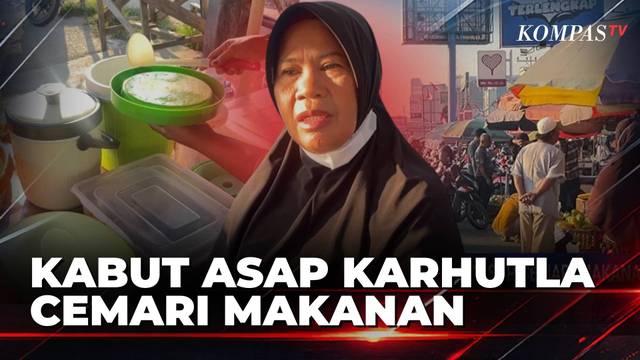 Kabut Asap Karhutla Ganggu Aktivitas Pedagang Pasar di Kabupaten Banjar | KOMPAS SIANG
