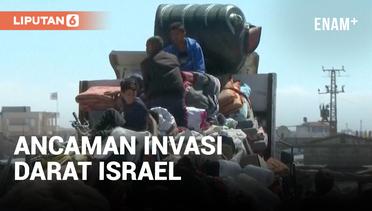Warga Palestina Tinggalkan Rafah, Cemas Invasi Darat Israel