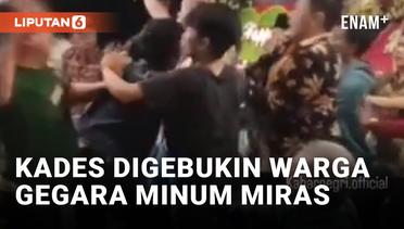 Kades Karangsari Bekasi Diamuk Warga Akibat Diduga Minum Miras di Pesta Hajatan