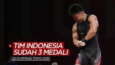 Sementara Ini, Tim Indonesia Sudah Meraih 3 Medali di Olimpiade Tokyo 2020