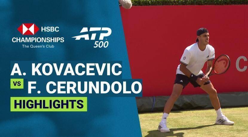 Aleksandar Kovacevic vs Francisco Cerundolo - Round 1 (Court 1) | ATP 500: HSBC Championships 2026