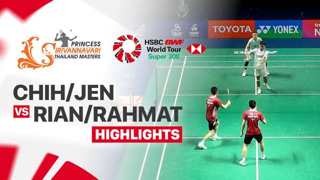 Fang-Chih Lee/Fang-Jen Lee (TPE) vs Muhammad Rian Ardianto/Rahmat Hidayat - Highlight | PRINCESS SIRIVANNAVARI Thailand Masters 2026