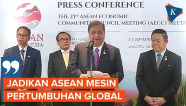 Ekonomi Global Melemah, Airlangga Harap ASEAN Jadi Pusat Investasi Global