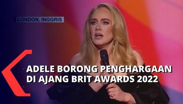 Adele Sabet Penghargaan Song Of The Year & Artist Of The Year di ajang Brit Awards 2022!