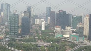 [4K] Drone Stock Footage - Jakarta Simpang Susun Semanggi