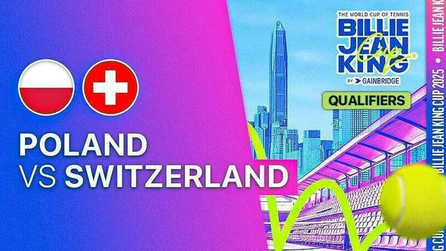 Poland vs Switzerland - Full Match | Billie Jean King Cup 2025 Qualifiers