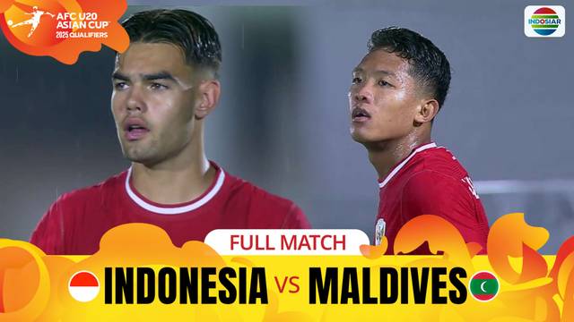 Indonesia vs Maldives - Full Match | AFC U20 Asian Cup 2025 Qualifiers
