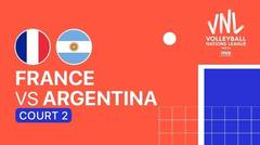 Full Match | VNL MEN'S - France  vs  Argentina | Volleyball Nations League 2021