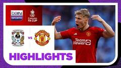 Semifinal: Coventry vs Manchester United - Extended Highlights | FA Cup 2023/24