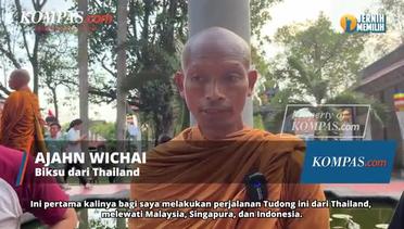 Kesan Biksu Thudong dari Thailand Saat Lakukan Perjalanan ke Indonesia