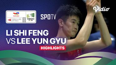 Men's Singles: Li Shi Feng (CHN) vs Lee Yun Gyu (KOR) - Highlights | Thomas Cup Chengdu 2024 - Men's Singles