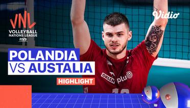 Match Highligts | Polandia vs Australia | Men's Volleyball Nations League 2022