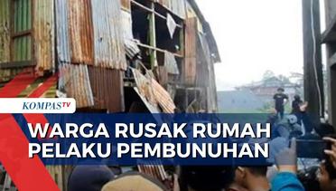 Tersulut Amarah, Warga Rusak Rumah Dua Remaja Pelaku Pembunuhan di Makassar!