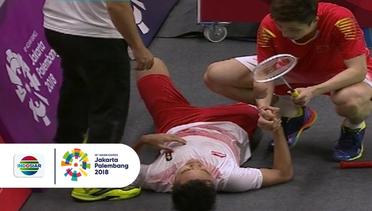 Mengharukan! Walau Cedera Anthony Ginting Tetap Memberi yang Terbaik | Asian Games 2018