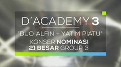 Duo Alfin, Medan - Yatim Piatu (Konser Nominasi 21 Besar Group 3)