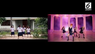 Demam Korea, Bocah Cover Video Girlband Blackpink
