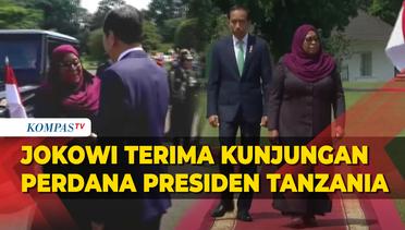 [FULL] Detik-Detik Jokowi Terima Kunjungan Perdana Presiden Tanzania di Istana Bogor