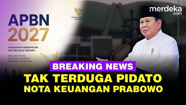 Kejutan! Pidato Nota Keuangan Presiden Prabowo Subianto, DPR Tunggu-Tunggu Soal ini