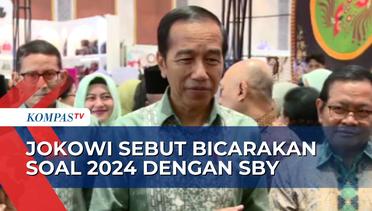 Ditanya Soal Kursi Menteri untuk AHY Usai Pertemuan dengan SBY, Jokowi: Rahasia!