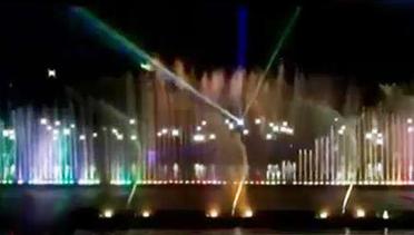 VIDEO: Pertunjukan Spektakuler Air Mancur Menari di Purwakarta
