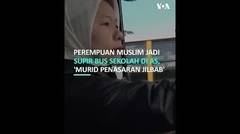 Perempuan Muslim Indonesia Lakoni Profesi Supir Bus Sekolah di AS