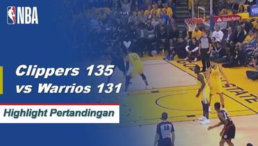 NBA | Cuplikan Hasil Pertandingan : Clippers 135 vs Warriors 131