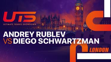 Rublo (Andrey Rublev) vs El Peque (Diego Schwartzman) - Full Match | Ultimate Tennis Showdown 2023