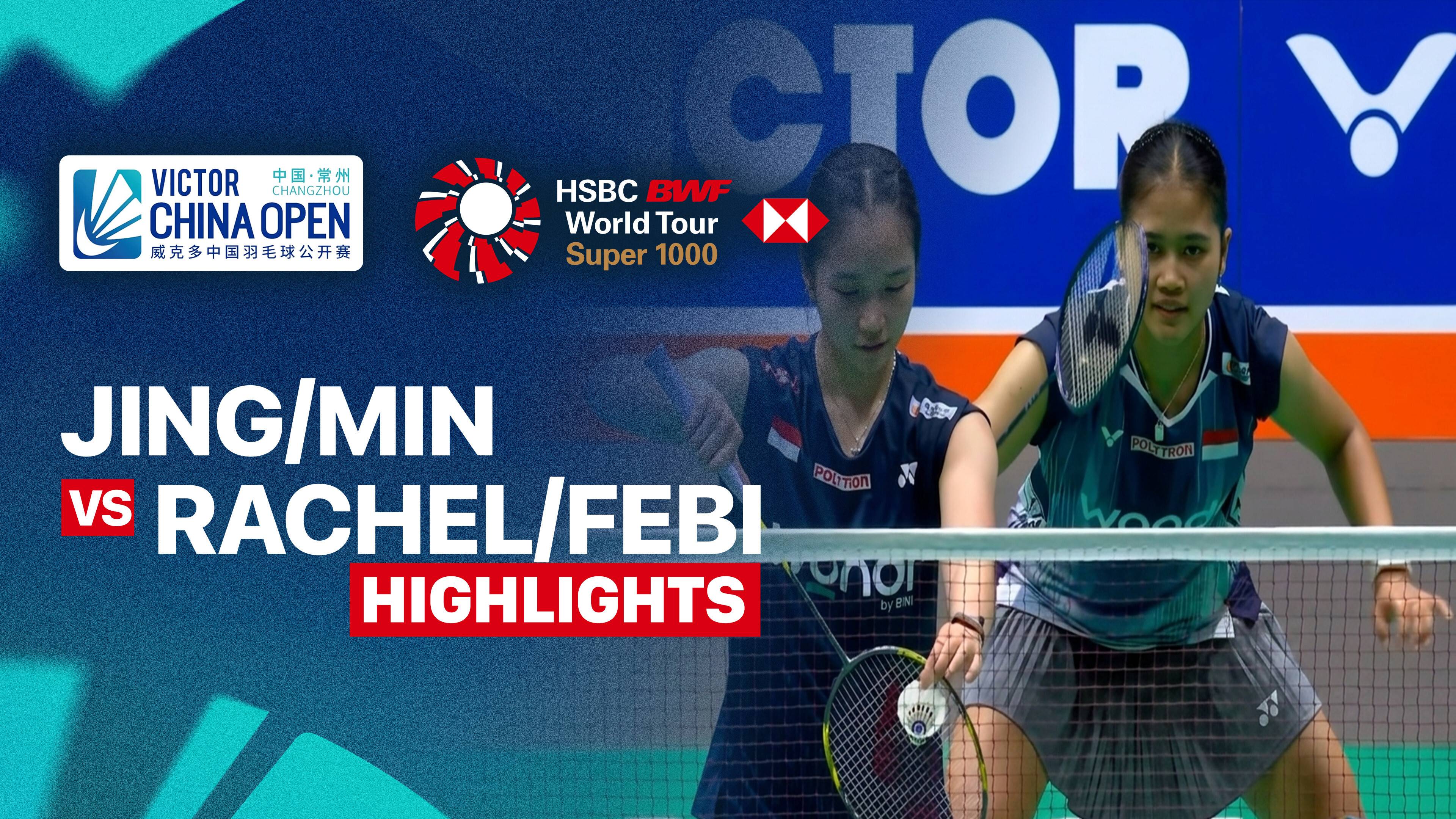 Li Yi Jing/Luo Xu Min (CHN) vs Rachel Allessya Rose/Febi Setianingrum (INA) - Women's Doubles Quarterfinals | VICTOR China Open 2026
