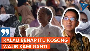 Pedagang di Bandung Terima Amplop Kosong Bantuan Jokowi