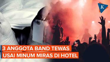 3 Anggota Band Tewas Tak Wajar Usai Minum Miras di Hotel