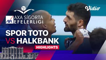 Spor Toto vs Halkbank - Highlights | Men's Turkish Volleyball League 2023/24