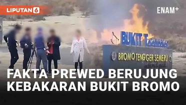 Fakta Prewedding Berujung Kebakaran Bukit Teletubbies Bromo