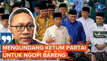 Zulhas Bocorkan Agenda "Ngopi Bareng", Jokowi Bakal Kumpul Ketum Parpol Lagi?
