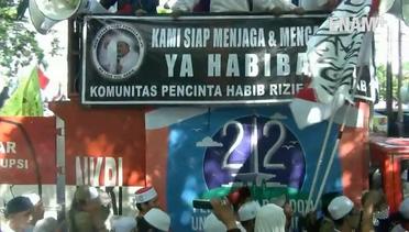 ENAM PLUS: Massa FPI Bergerak ke Mapolda Metro Jaya