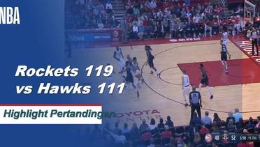 NBA I Cuplikan Pertandingan : Rockets 119 VS Hawks 111